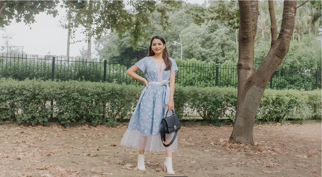 How to Wear Ankle Boots with Dresses