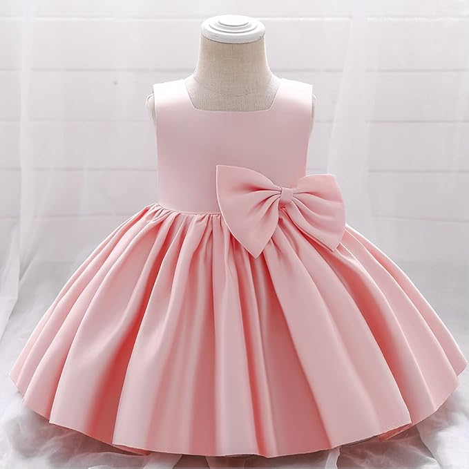 Baby Girl Lace and Satin Dress