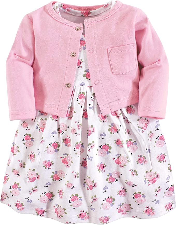 Baby Girl Floral Print Cotton Dress