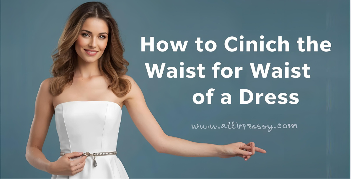 How to Cinch the Waist of a Dress