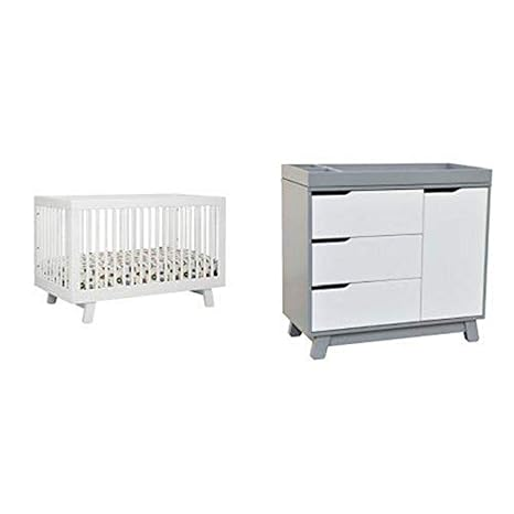 Babyletto Hudson 3-in-1 Convertible Crib and Dresser Combo