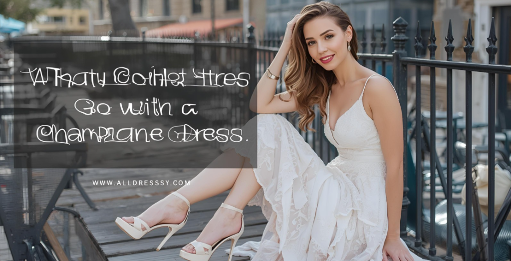 What Color Shoes Go With a Champagne Dress