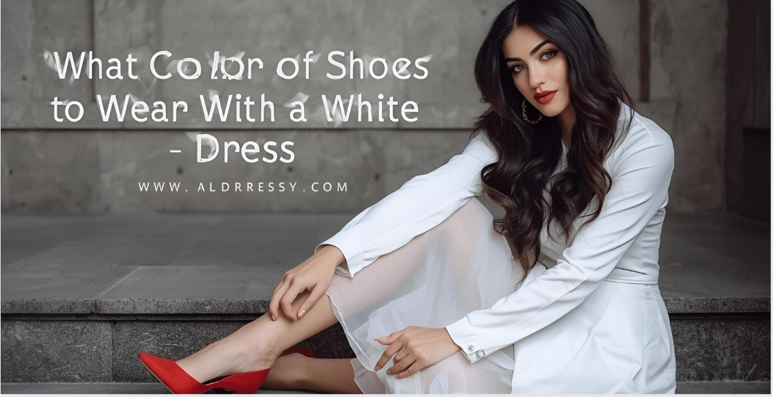 What Color of Shoes to Wear With a White Dress