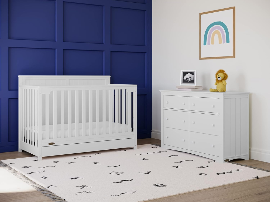 Graco Benton 5-in-1 Convertible Crib and Dresser Combo