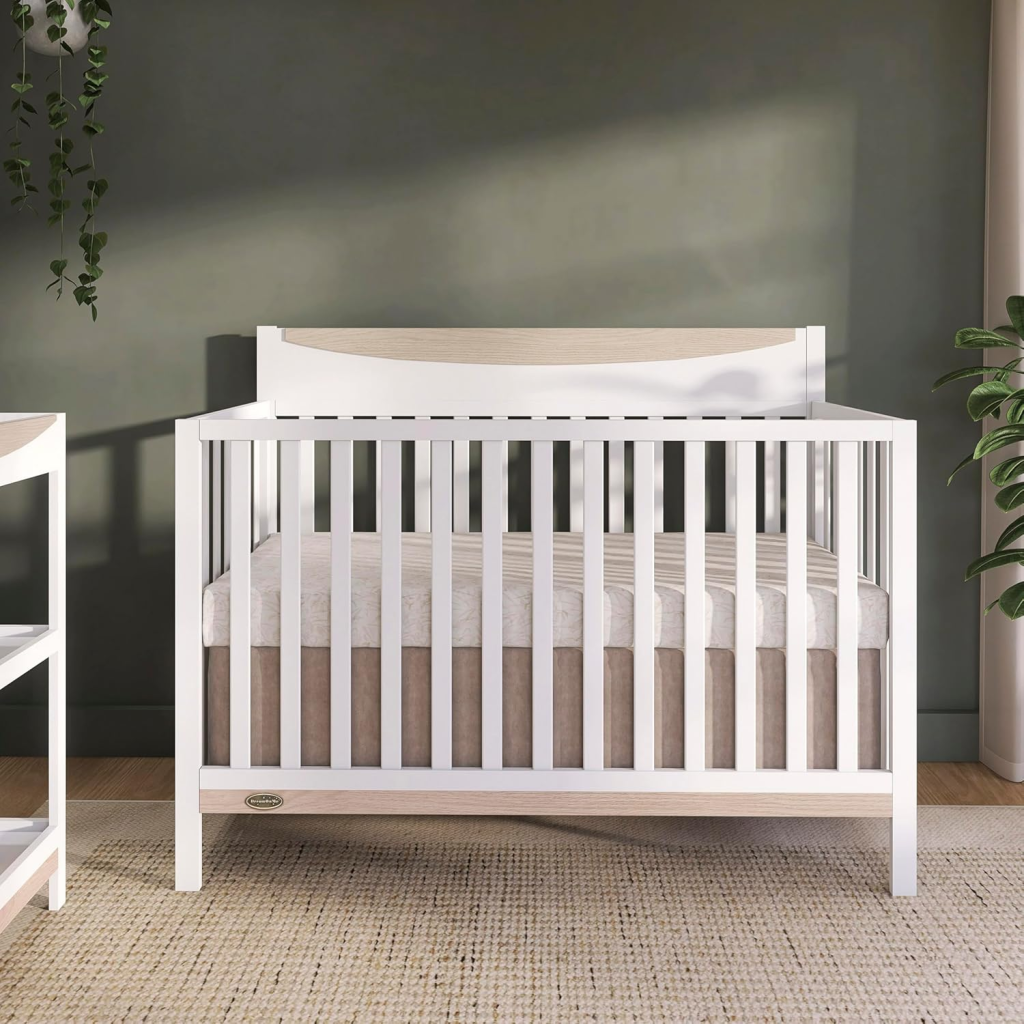 Dream On Me 5-in-1 Aden Convertible Crib and Dresser Combo