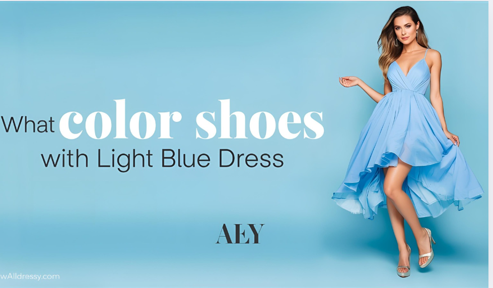 What Color Shoes With Light Blue Dress
