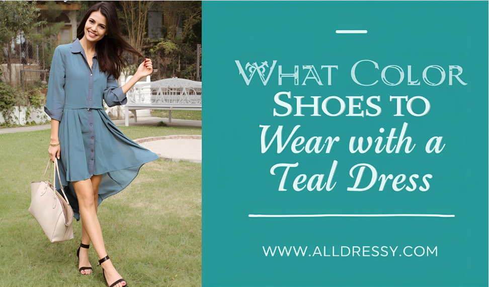 What Color Shoes to Wear With a Teal Dress