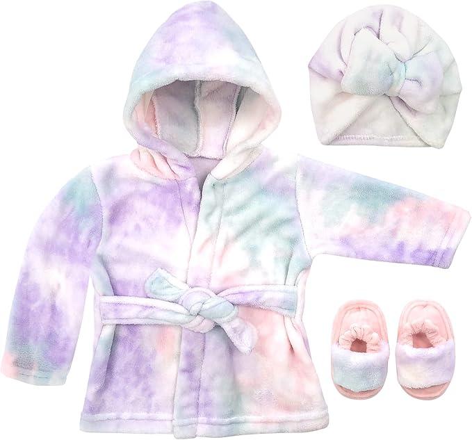 Rising Star Plush Hooded Bathrobe