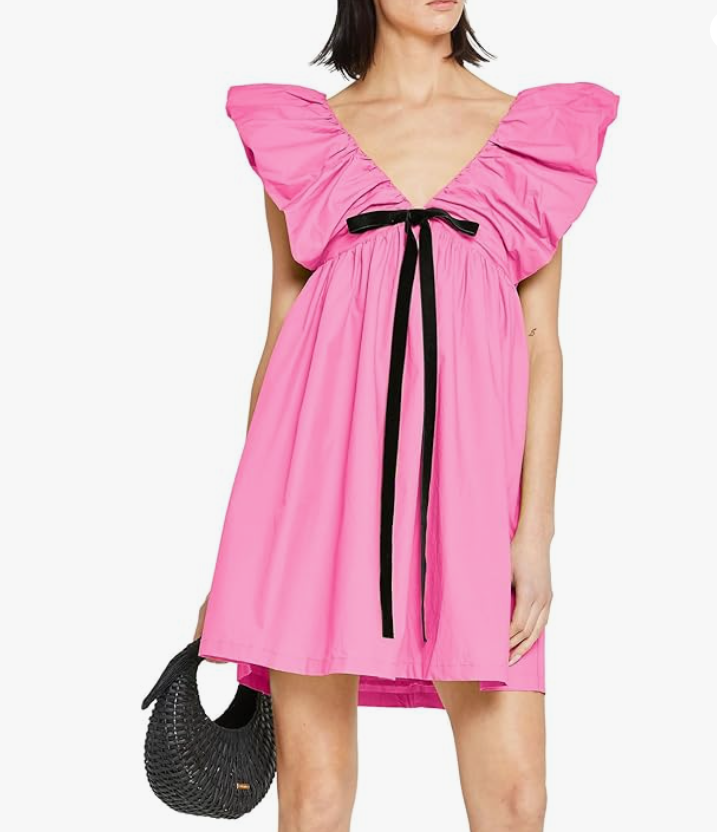 Remember The Days Light Pink Babydoll Dress