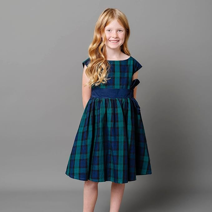  Hope & Henry Girls’ Fit and Flare Party Dress