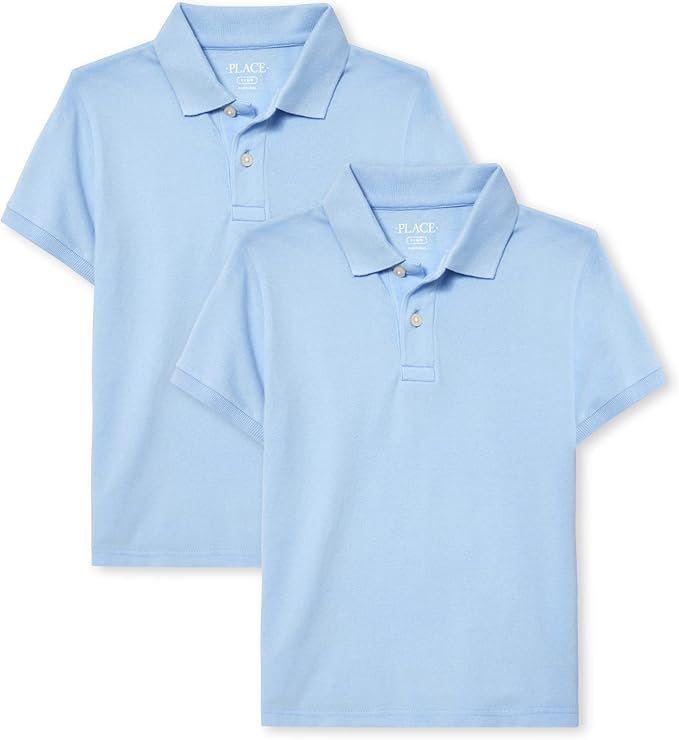 The Children’s Place Boys’ Short Sleeve Uniform Polo
