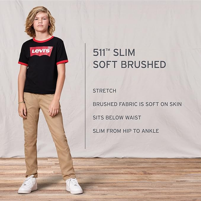 Levi’s Boys’ 511 Slim Fit Jeans