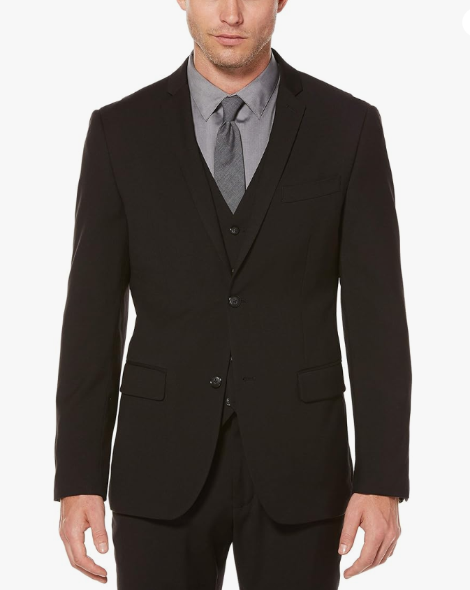 The Versatile Navy Suit: Perry Ellis Men's Regular Fit Suit Separates