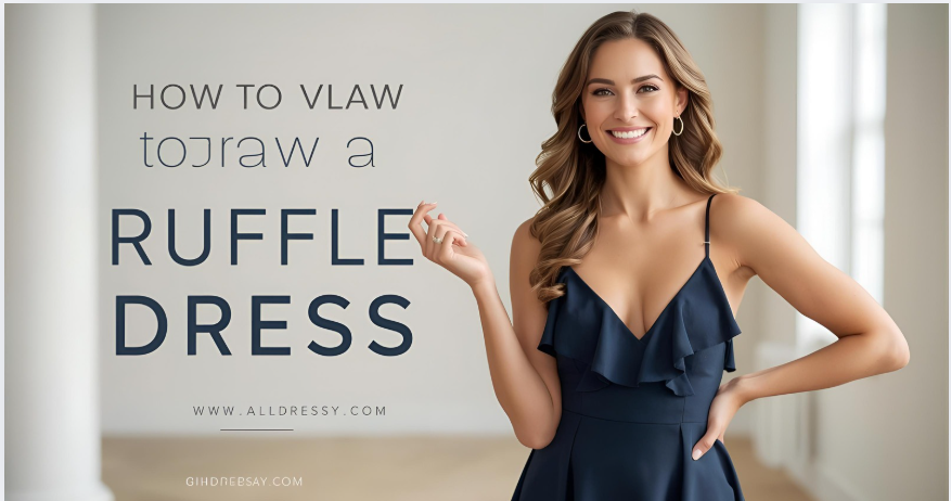 How to Draw a Ruffle Dress