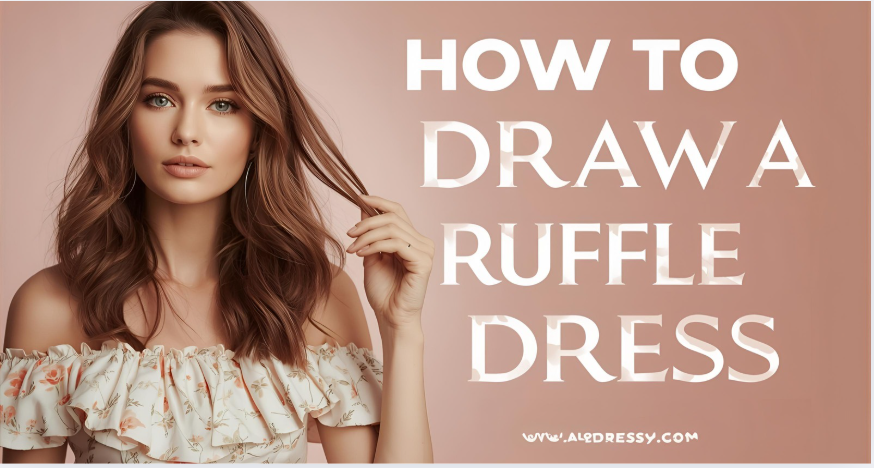 How to Draw a Ruffle Dress