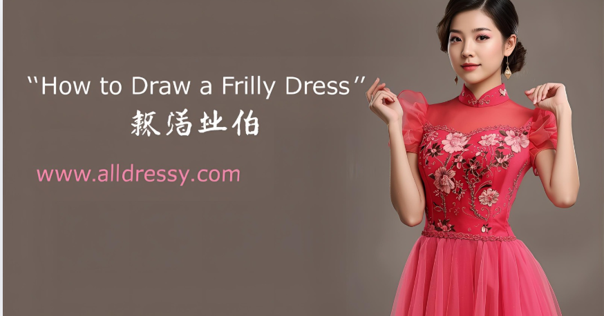 How to Draw a Frilly Dress