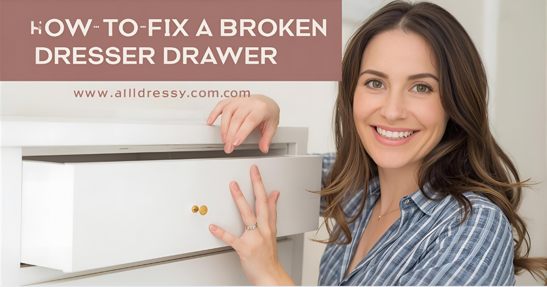 How to Fix a Broken Dresser Drawer