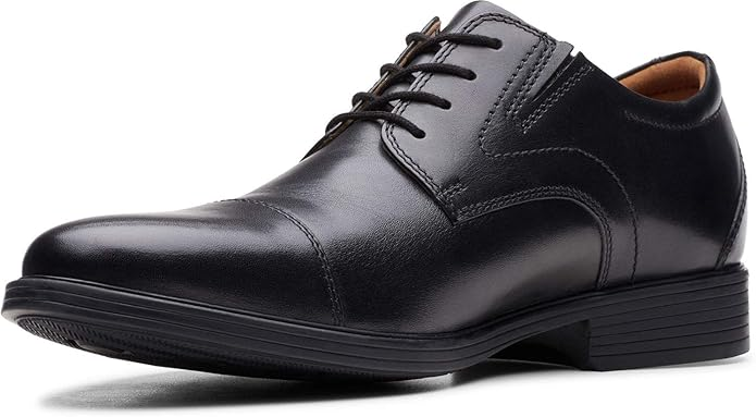 The Classic Leather Oxford: Clarks Men's Tilden Cap Dress Shoe