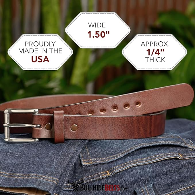The Versatile Dress Belt: Bullhide Elkay Men's Dress Belt