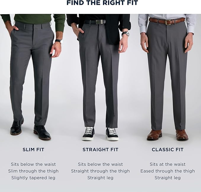The All-Season Wool Trousers: Haggar Men's Premium Comfort Dress Pant