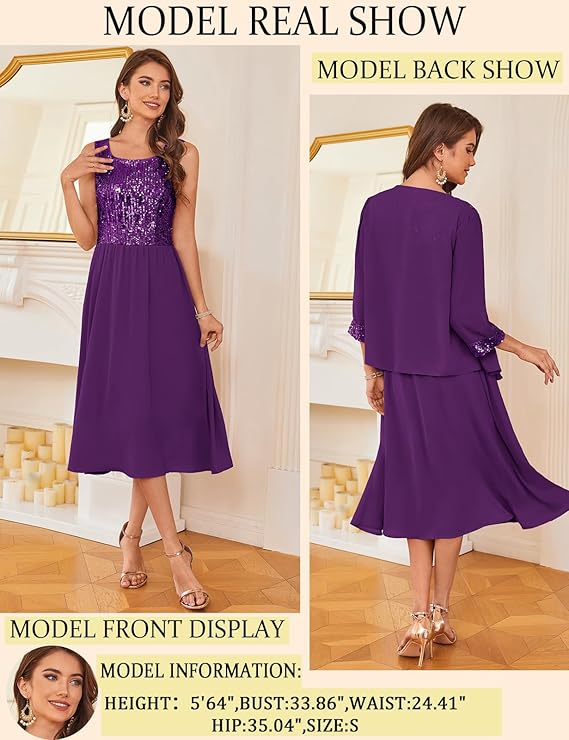 Grace Karin Petite Column Sequin Formal Dress