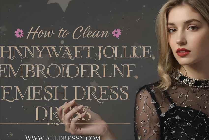 How to Clean Johnny Was Jolene Embroidered Mesh Dress