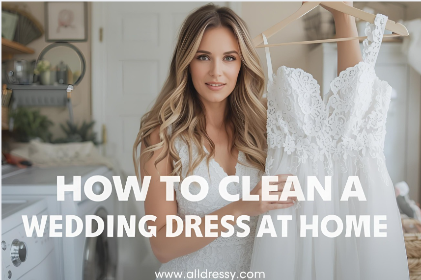 How to Clean a Wedding Dress at Home