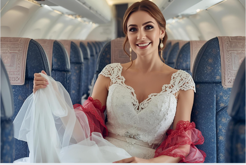 How to Bring a Wedding Dress on a Plane