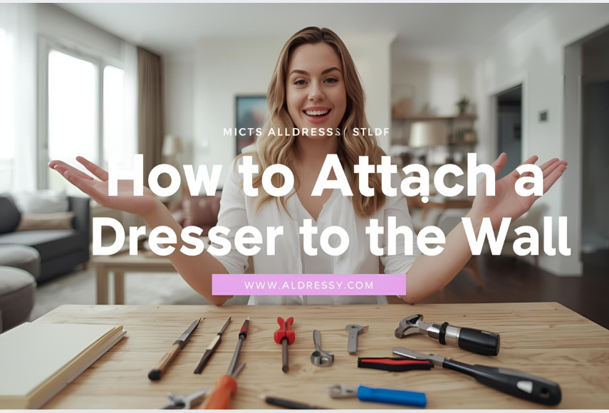 How to Attach a Dresser to the Wall