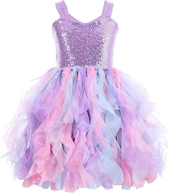 DressUp Girl Princess Sequin Tutu Dress