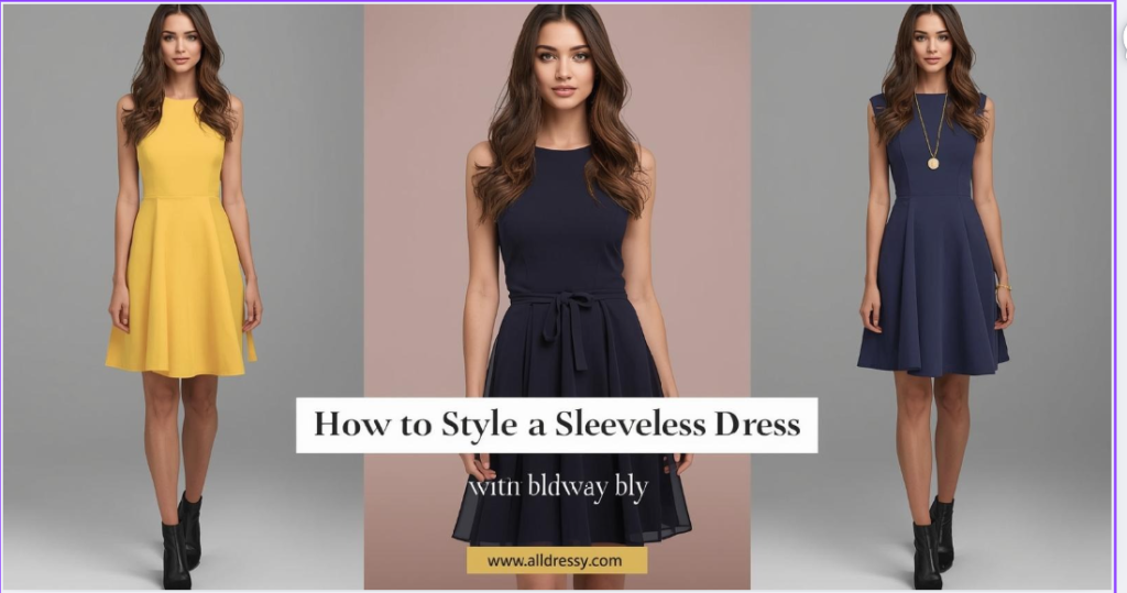 How to Style a Sleeveless Dress