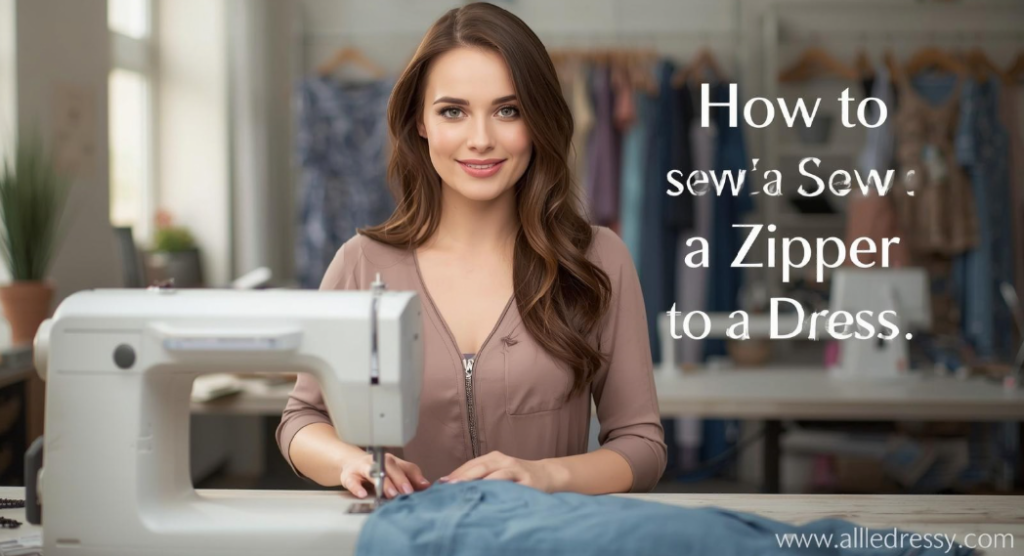 How to Sew a Zipper to a Dress
