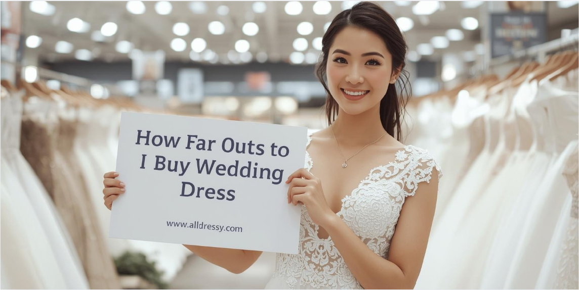 How Far Out to Buy Wedding Dress