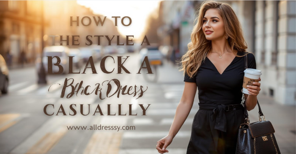 How to Style a Black Dress Casually