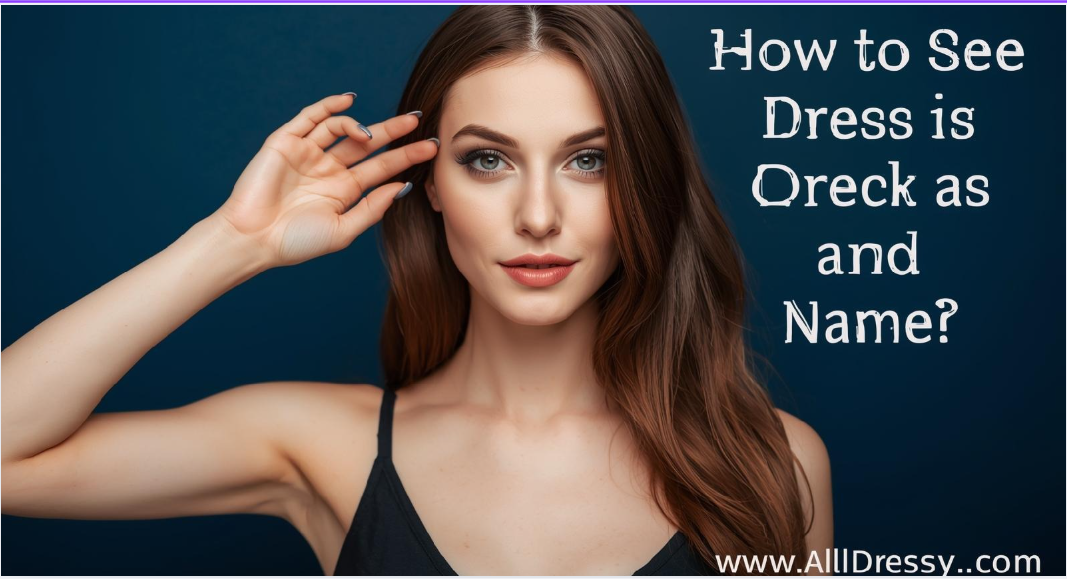 How to See the Dress as Black and Blue?