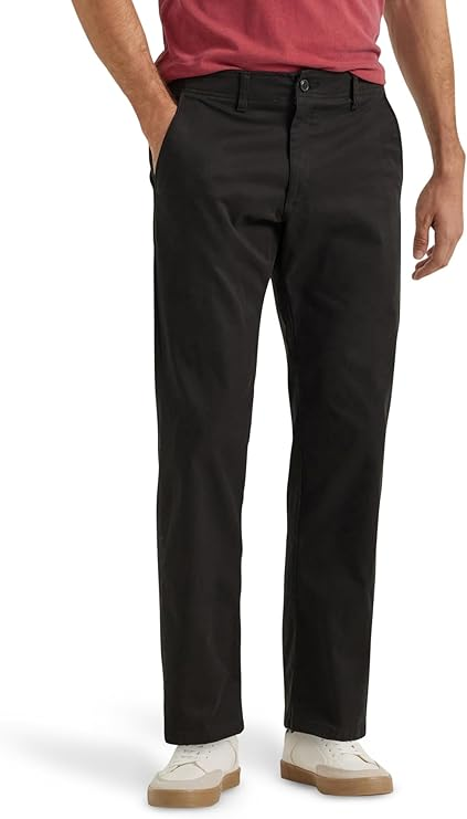 Lee Men’s Extreme Motion Flat Front Dress Pants