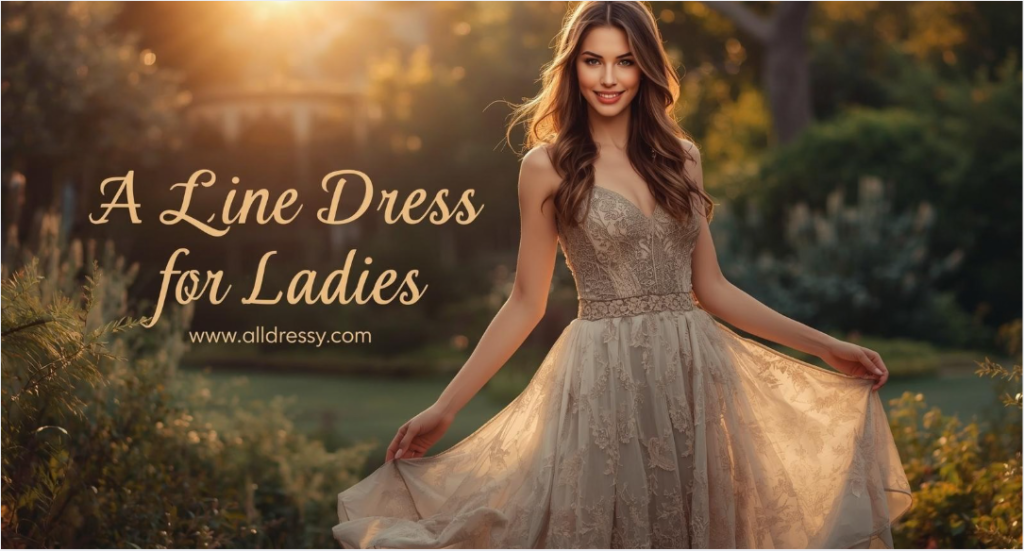A Line Dress for Ladies