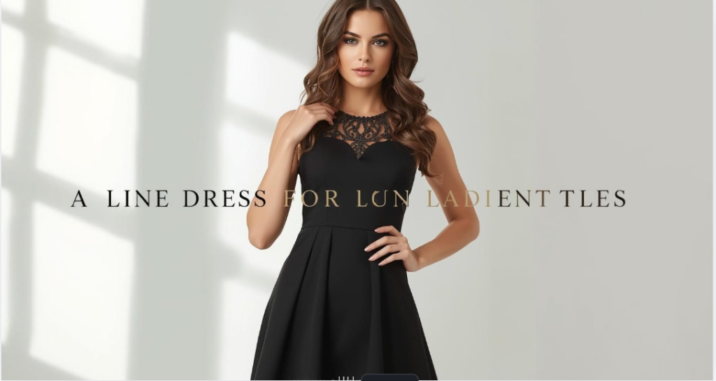 A Line Dress for Ladies