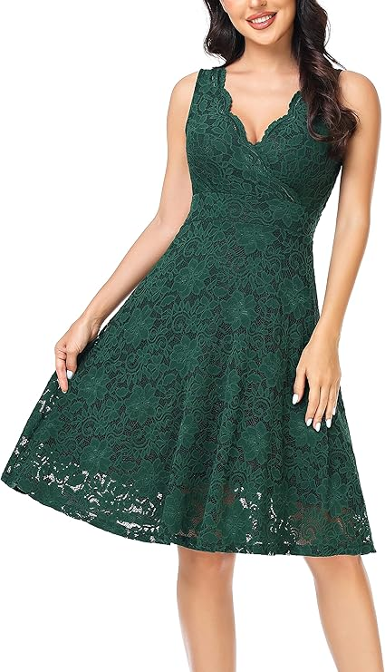 Lace Overlay Cocktail Dress — Romantic After Party Option