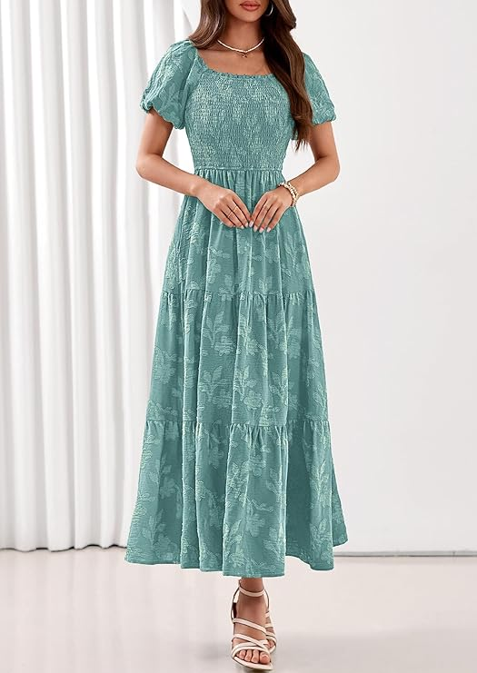 PRETTYGARDEN Women's Summer Wrap Maxi Dress