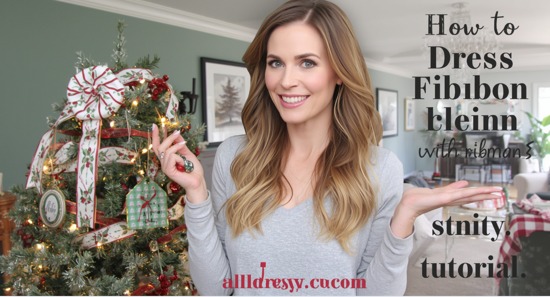 How to Dress a Christmas Tree with Ribbon?