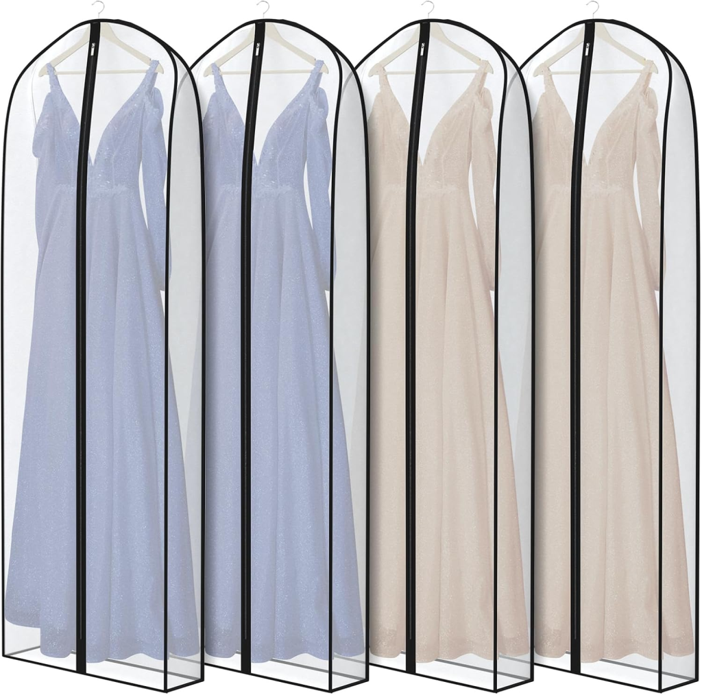 Sleeping Lamb 72″ Bridal Gown Garment Bag with Shoe Pockets