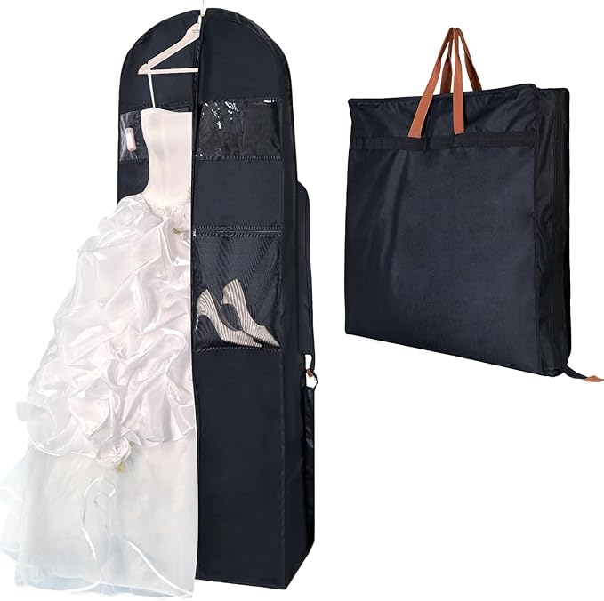 16‑Inch Gusseted Durable Wedding Dress Garment Bag