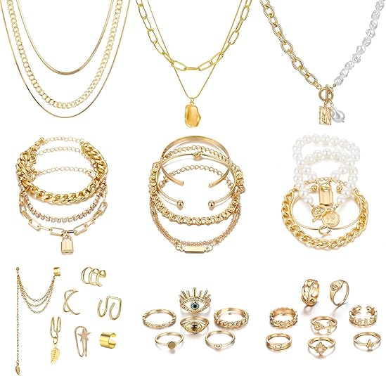 IFKM Gold Plated Jewelry Set
