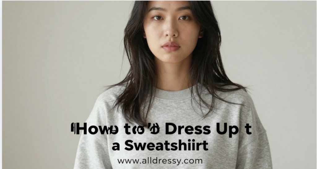 How to Dress Up a Sweatshirt