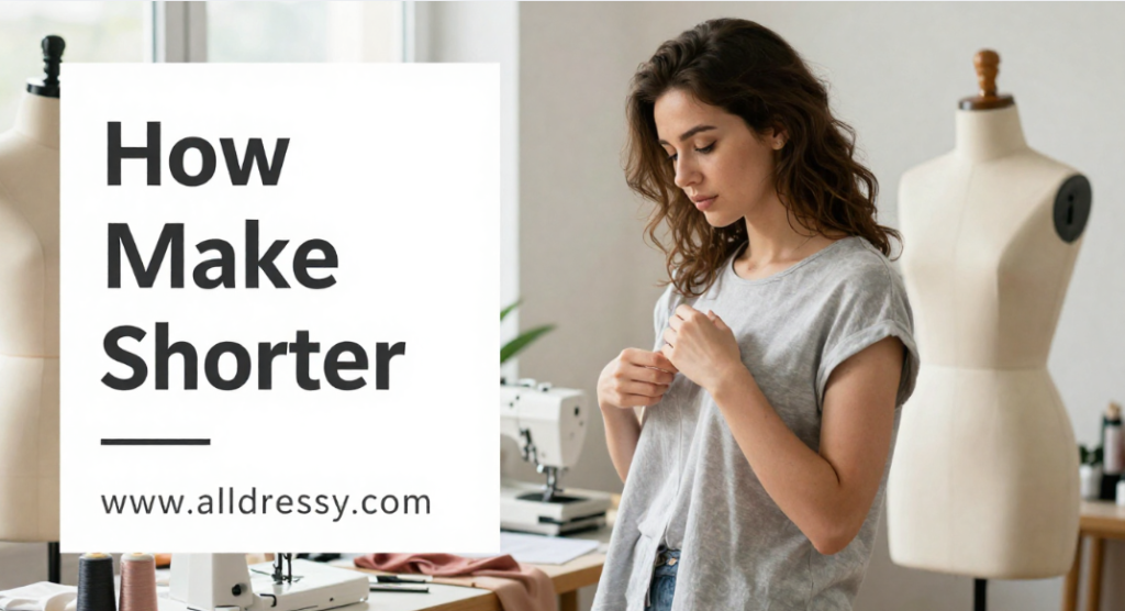 How to Make a Dress Shorter