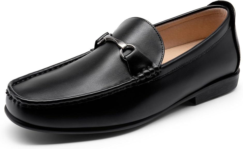 Bruno Marc Men’s Embossed Loafers – Elegant Statement Footwear
