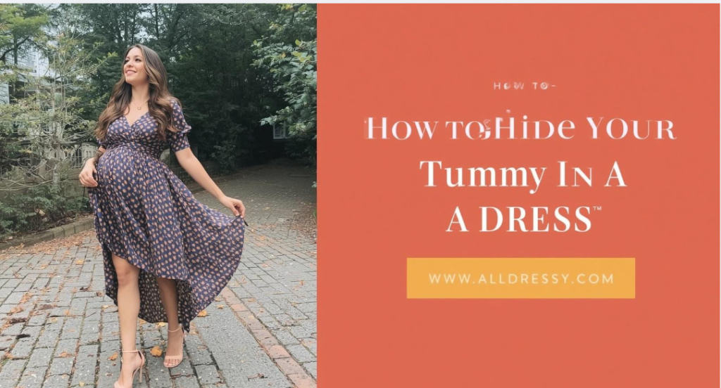 How to Hide Your Tummy in a Dress