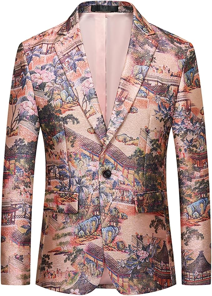 Printed Pattern Designer Blazer