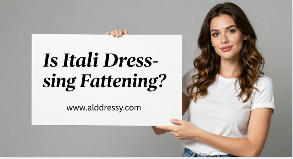 Is Italian Dressing Fattening?
